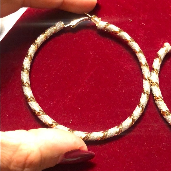 Gold Blink Hoops - Picture 3 of 4